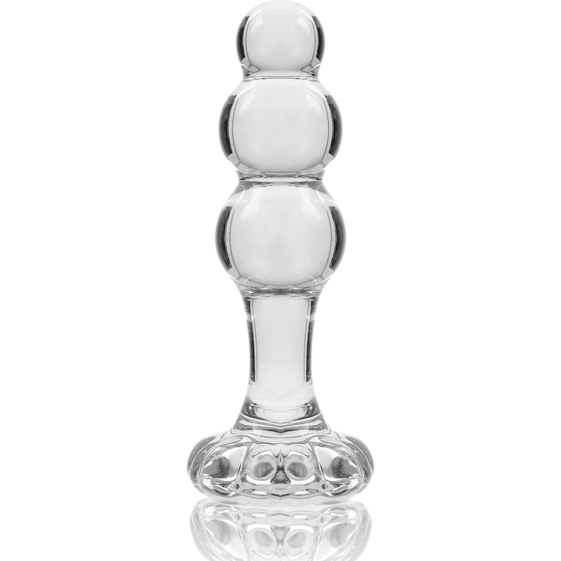 SÉRIE NEBULA DA IBIZA - MODELO 1 PLUG VIDRO BOROSILICADO TRANSPARENTE 10,5 CM -OU- 3 CM