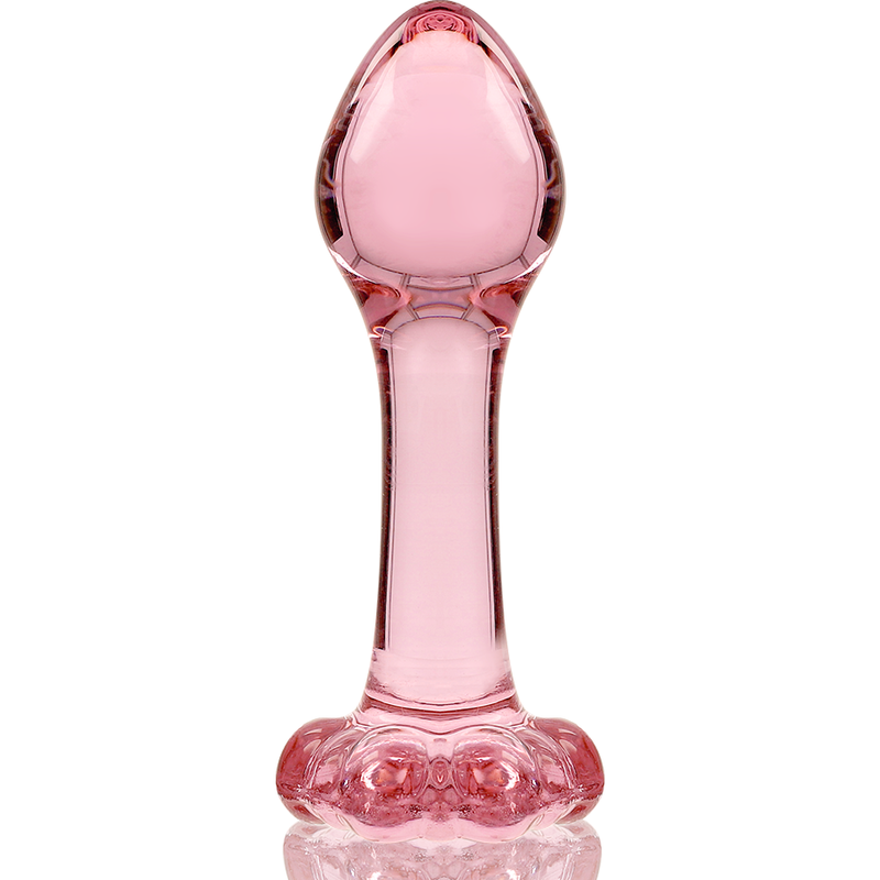 NEBULA SERIES BY IBIZA - MODEL 2 PLUG TRANSPARENT BOROSILICATE GLASS 11 CM -OR- 3.5 CM