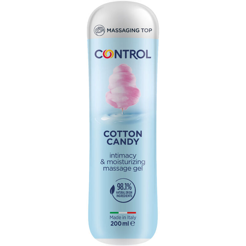 CONTROL - GEL DE MASSAGEM 3 EM 1 ALGODÃO DOCE 200 ML