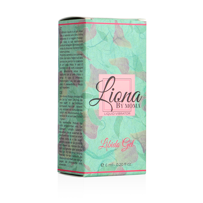 LIONA BY MOMA - VIBRADOR LÍQUIDO LIBIDO GEL 6 ML