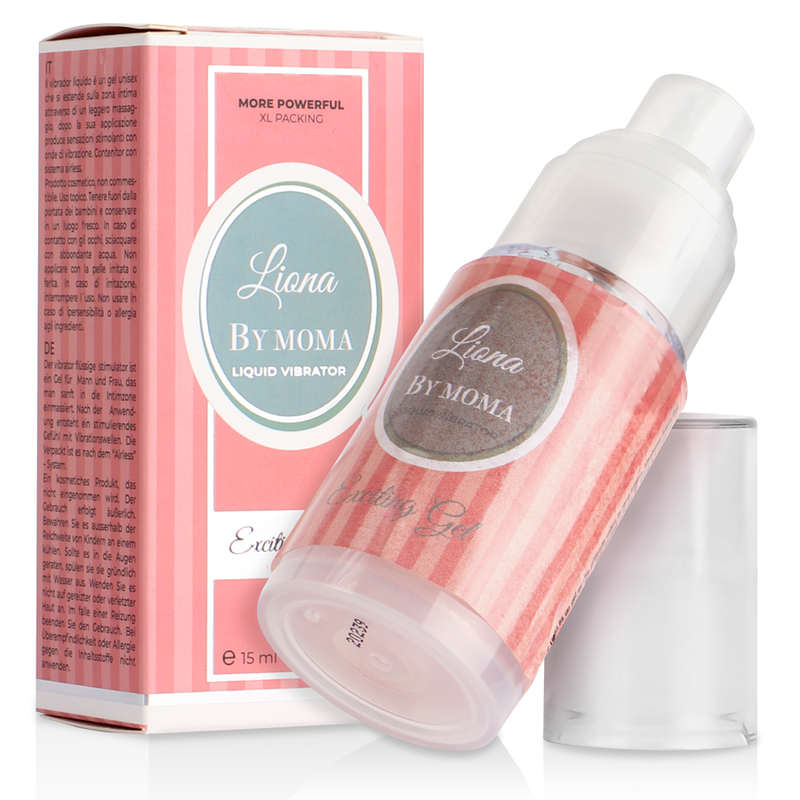 LIONA BY MOMA - VIBRADOR LÍQUIDO GEL EXCITANTE 15 ML