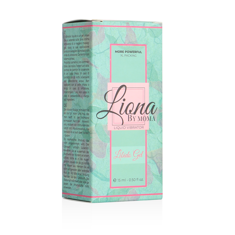 LIONA BY MOMA - GEL LIBIDO VIBRADOR LÍQUIDO 15 ML