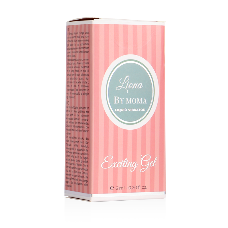 LIONA BY MOMA - VIBRADOR LÍQUIDO GEL EXCITANTE 6 ML