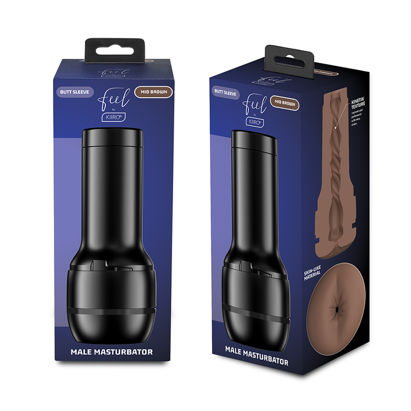 KIIROO - FEEL STROKER GENERIC BUTT MASTURBATOR - MID BROWN 