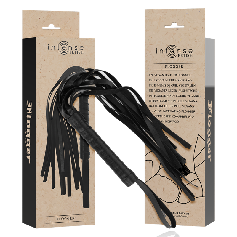 INTENSE - FETISH VEGAN LEATHER WHIP