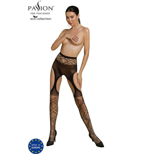 PASSION - COLEÇÃO ECO BODYSTOCKING ECO S005 PRETO