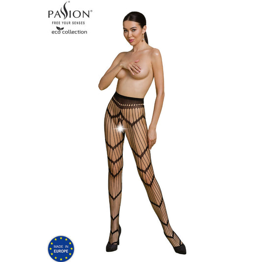 PASSION - COLEÇÃO ECO BODYSTOCKING ECO S006 PRETO