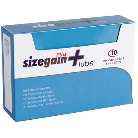 500 COSMÉTICOS - SIZEGAIN PLUS LUBE LUBRIFICANTE DE EFEITO FRIO