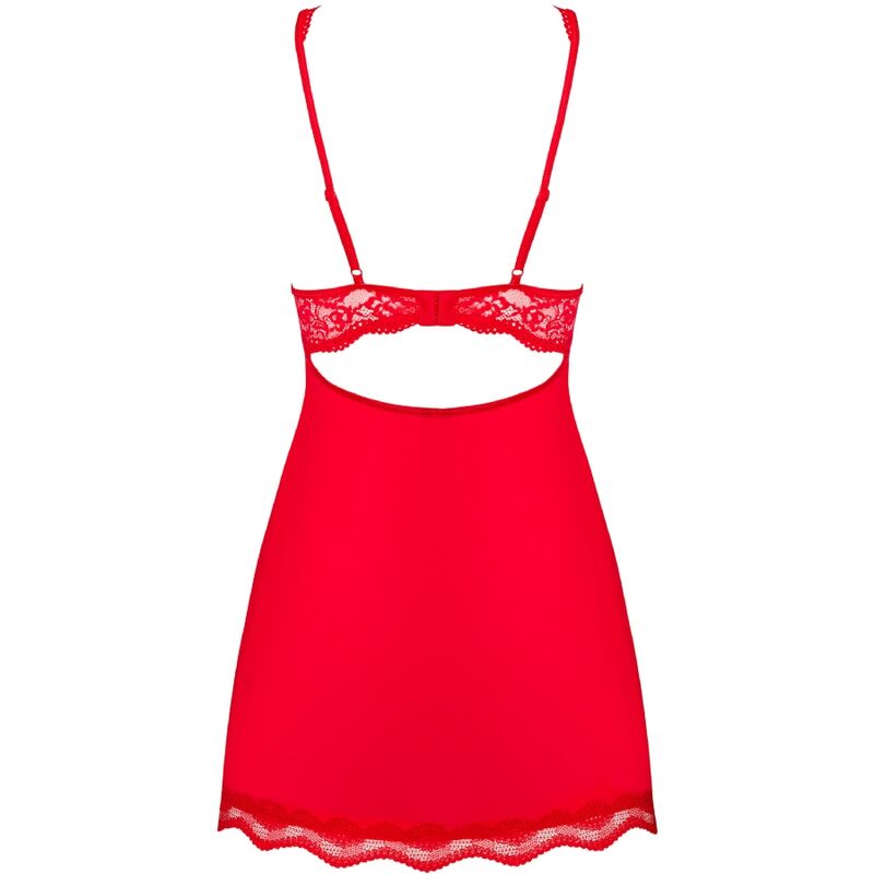 OBSESSIVE - LUVAE BABYDOLL & TANGA ROJO S/M