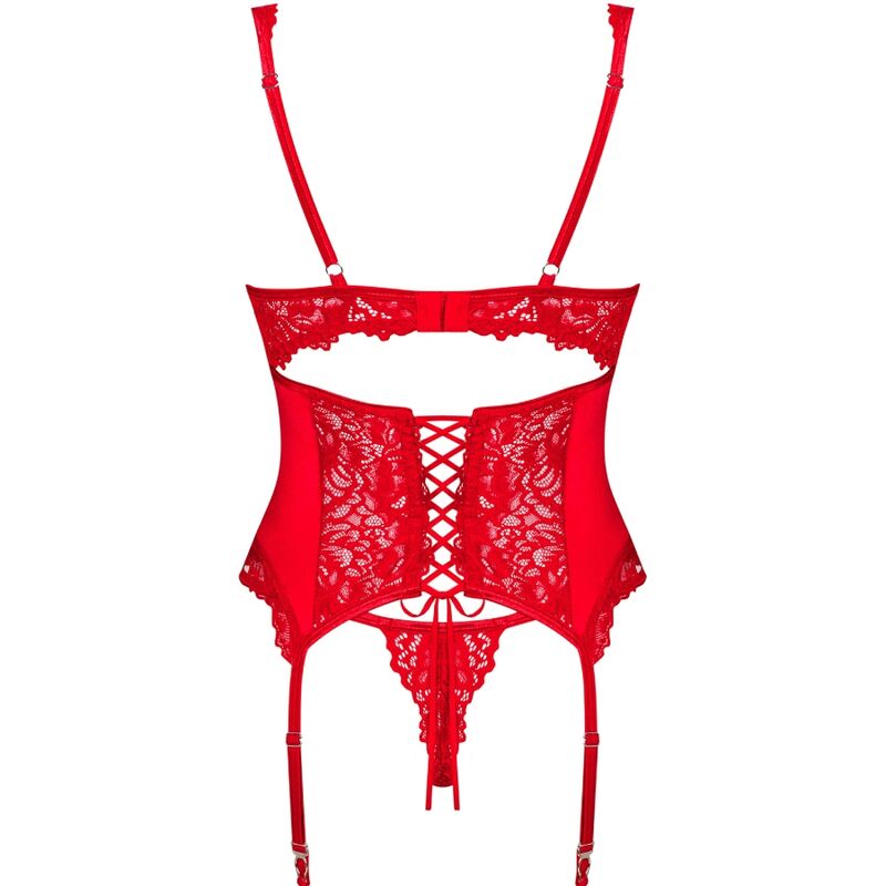 OBSESSIVE - AMOR CHERRIS CORSET &amp; TANGA S/M