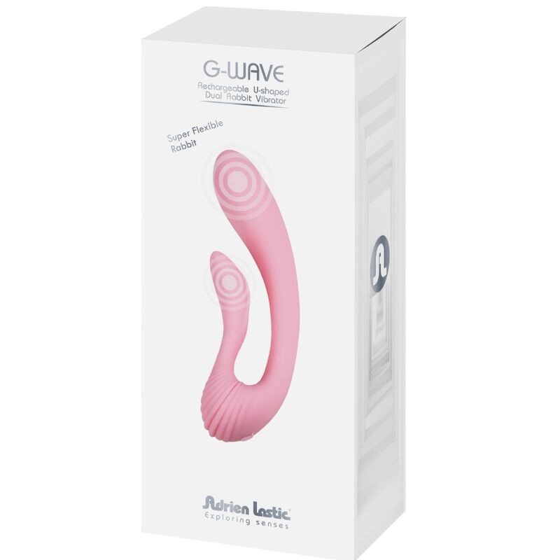 ADRIEN LASTIC - G-WAVE DUAL RABBIT VIBRADOR ROSA