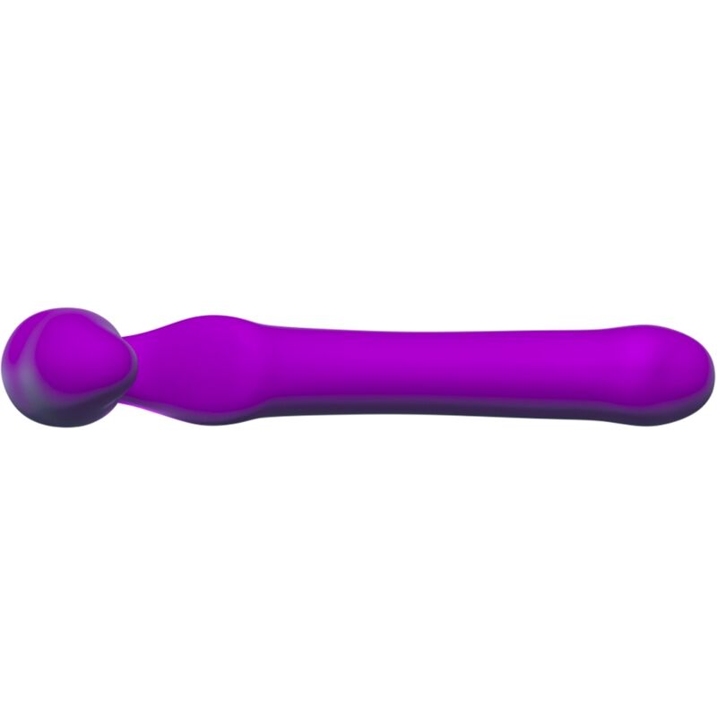 ADRIEN LASTIC - QUEENS FLEXÍVEL STRAP-ON VIOLETA TAMANHO M