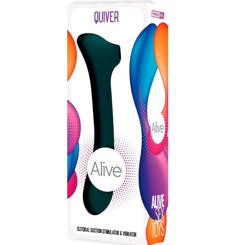 ALIVE - QUIVER SUCKER &amp; VIBRATOR GREEN