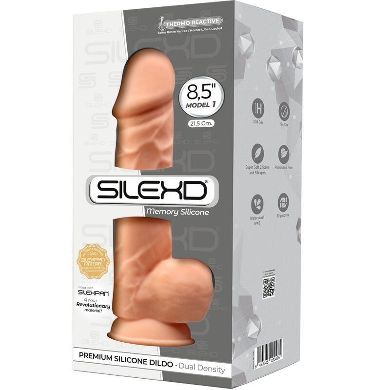 SILEXD - MODELO 1 PÊNIS REALISTA PREMIUM SILICONE SILEXPAN 21,5 CM