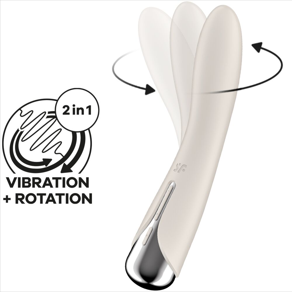 SATISFYER - SPINNING VIBE 1 VIBRADOR G-SPOT G-SPOT BEGE