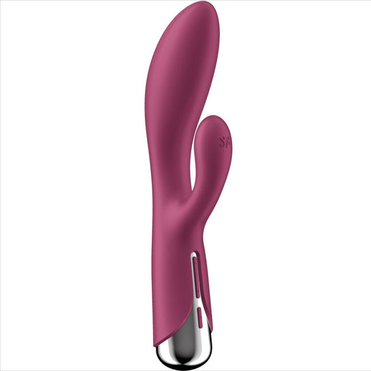 SATISFYER - SPINNING RABBIT 1 CLITORIS AND G-SPOT STIMULATION RED