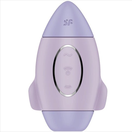 SATISFYER - MISSION CONTROL VIBRADOR LILAC PEQUENO DE PULSO DUPLO