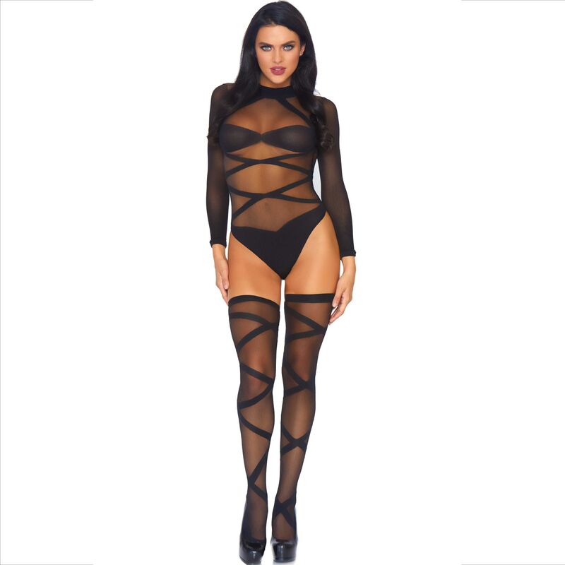 LEG AVENUE - CONJUNTO DE 2 PEÇAS BODY + MEIAS