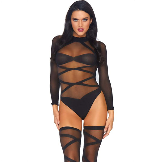 LEG AVENUE - CONJUNTO DE 2 PEÇAS BODY + MEIAS