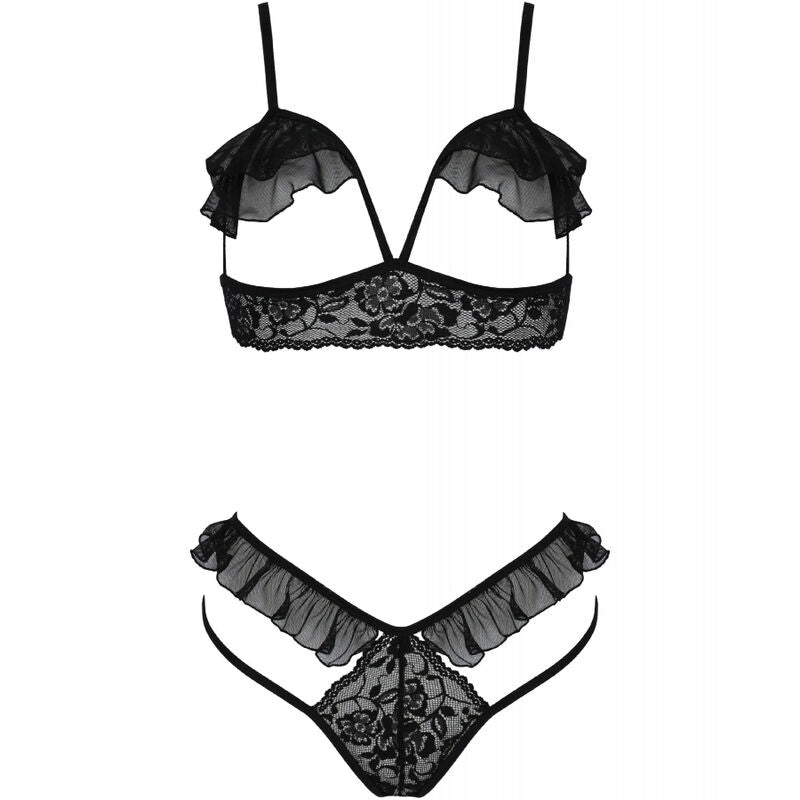 PASSION - DOLLY SET DUAS PEÇAS PRETO S/M