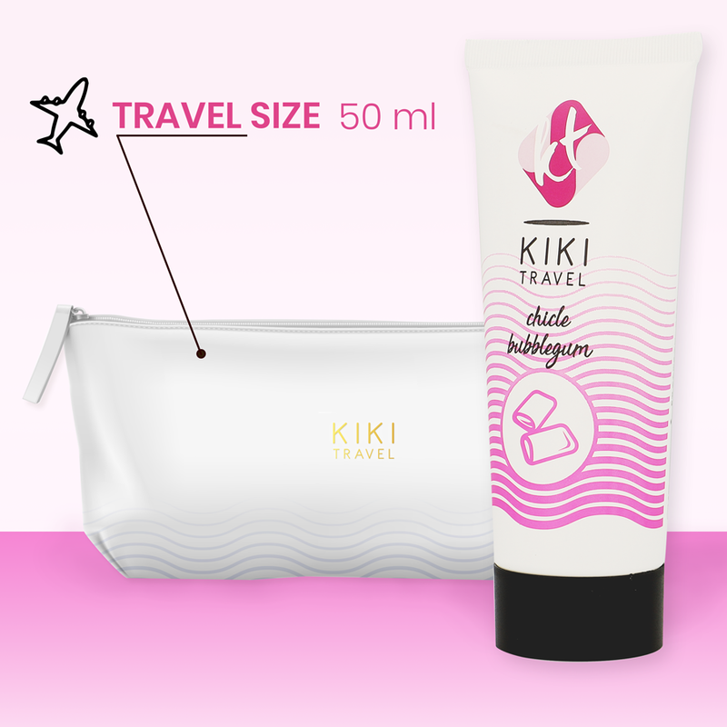 KIKÍ TRAVEL - LUBRIFICANTE SABOR CHICLETE 50 ML