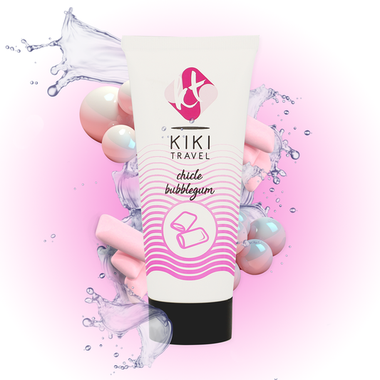 KIKÍ TRAVEL - LUBRIFICANTE SABOR CHICLETE 50 ML