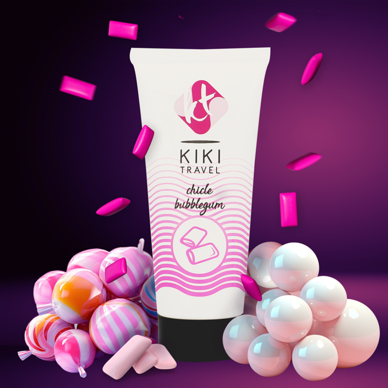 KIKÍ TRAVEL - LUBRICANTE SABOR A CHICLE 50 ML