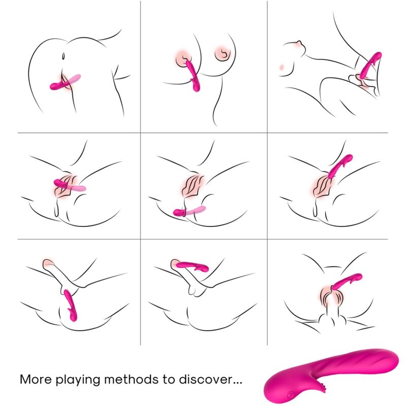 ARMONY - ROMANCE VIBRATOR WITH FUCHSIA STIMULATOR