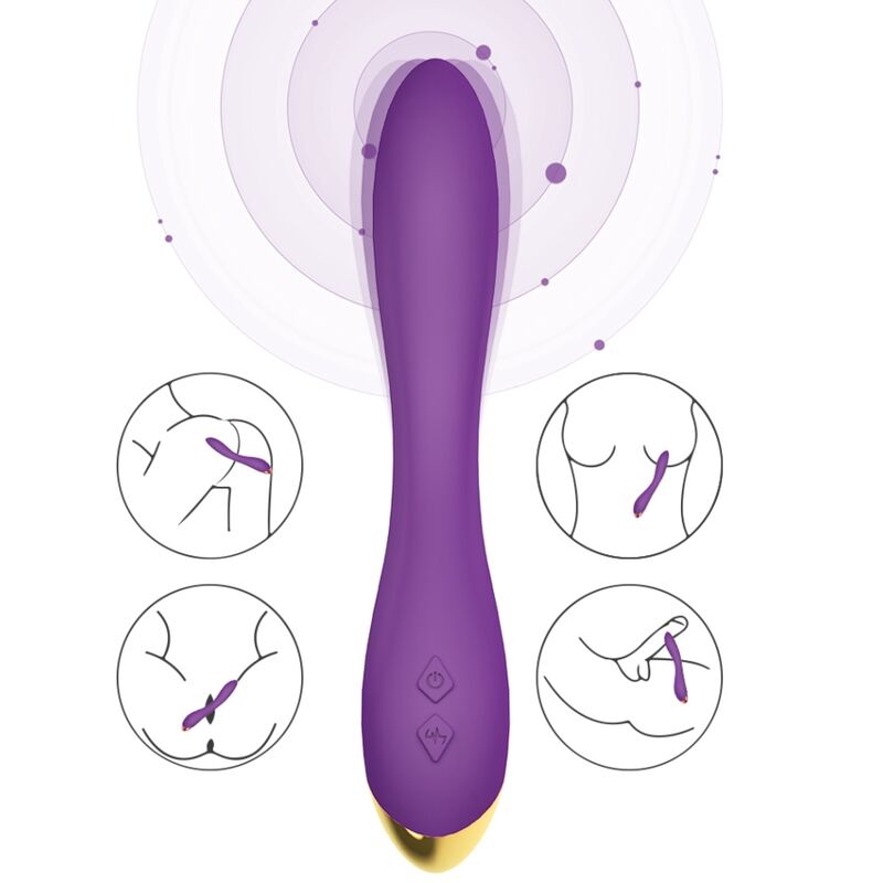 ARMONY - VIBRADOR MULTI-POSIÇÕES FLAMINGO VIOLETA