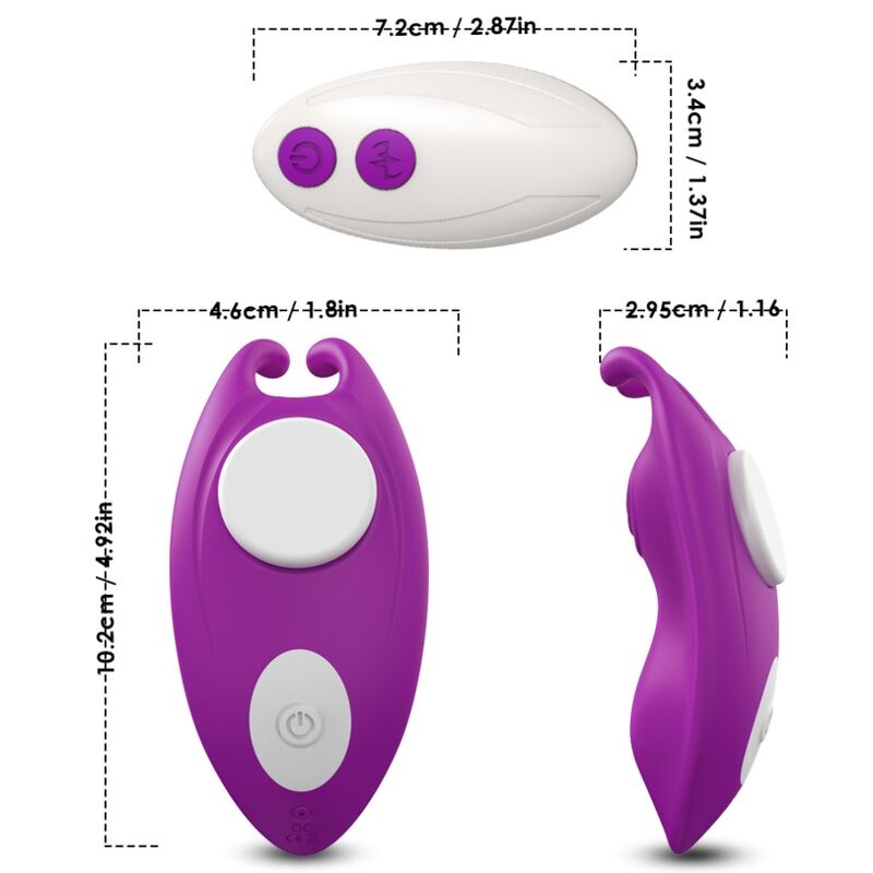 ARMONY - HONEYBEE PANTIES VIBRATOR G-SPOT REMOTE CONTROL VIOLET