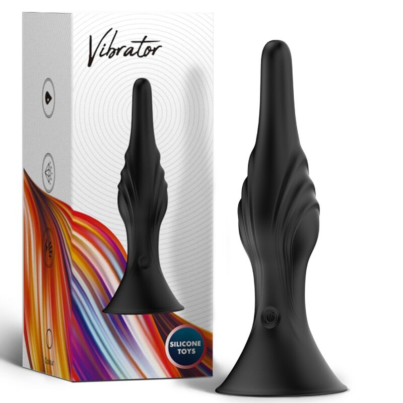 ARMONY - VIBRADOR COM CONTROLE REMOTO PRETO E PLUG ANAL