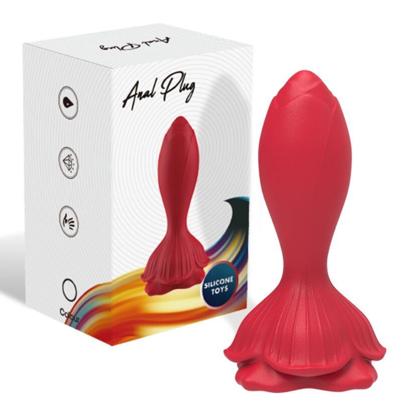 ARMONY - PINK VIBRATOR &amp; SMALL ANAL PLUG REMOTE CONTROL RED