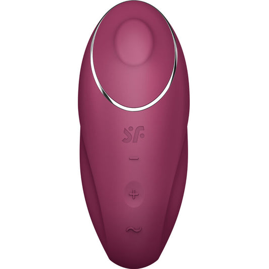 SATISFYER - TAP &amp; CLIMAX 1 VIBRADOR LAY-ON VERMELHO