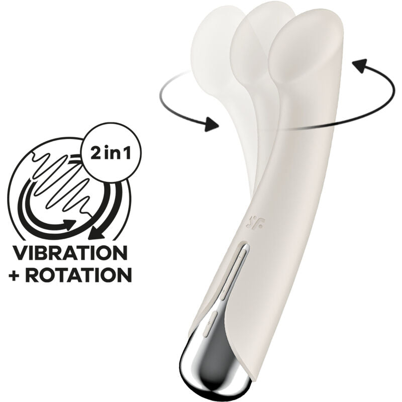 SATISFYER - GIRANDO G-SPORT 1 VIBRADOR ROTATOR VERMELHO