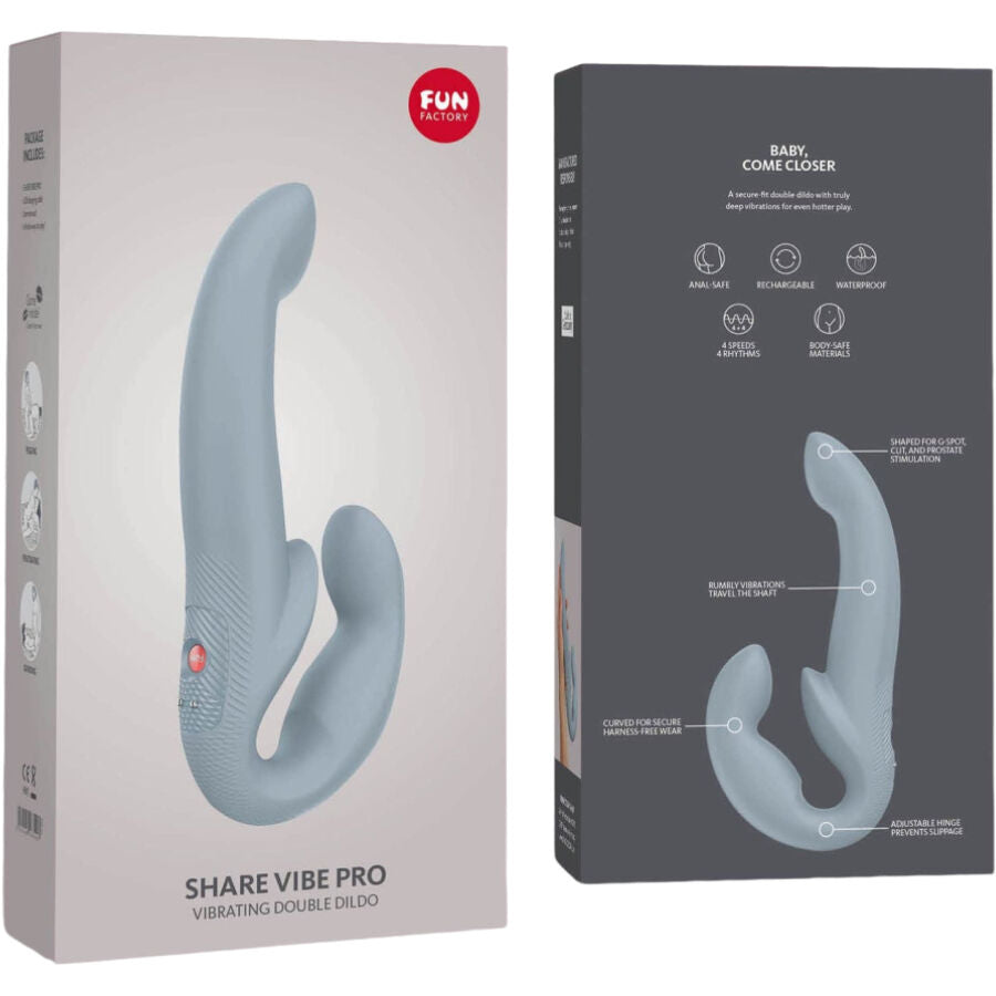 FUN FACTORY - COMPARTILHE VIBE PRO VIBRADOR DUPLO GARNET