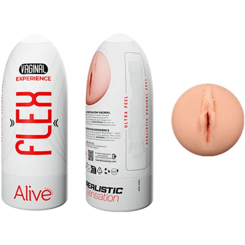 ALIVE - FLEX MALE MASTURBATOR VAGINA SIZE M