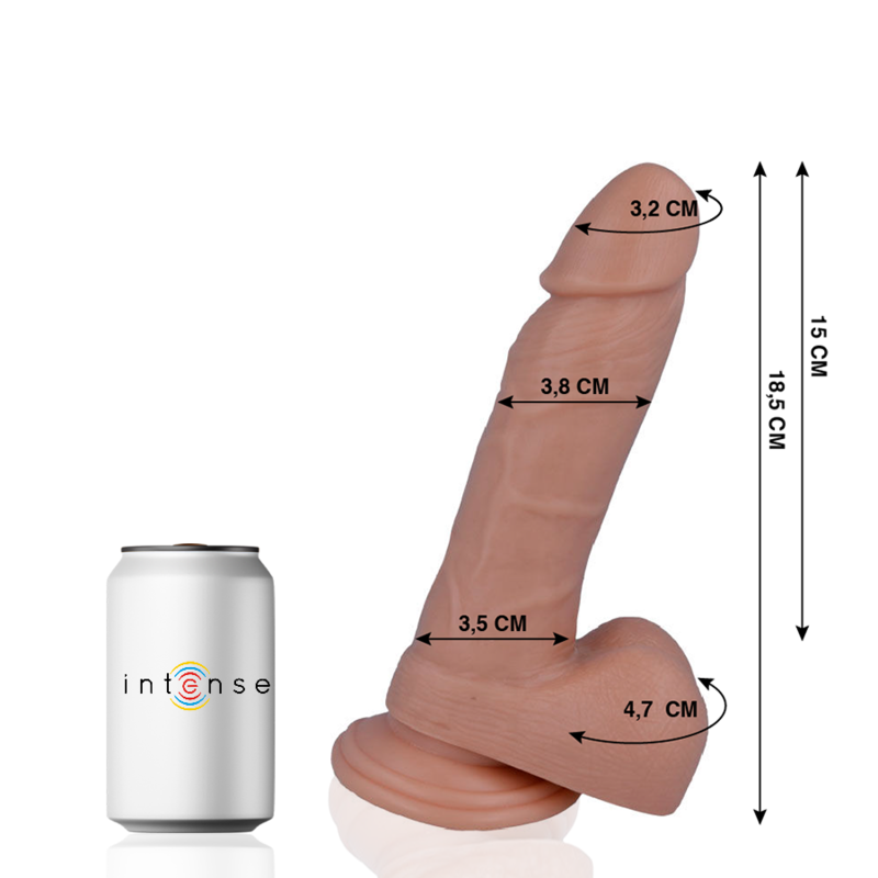 MR INTENSE - 14 REALISTIC PENIS 18.5 CM -OR- 3.8 CM