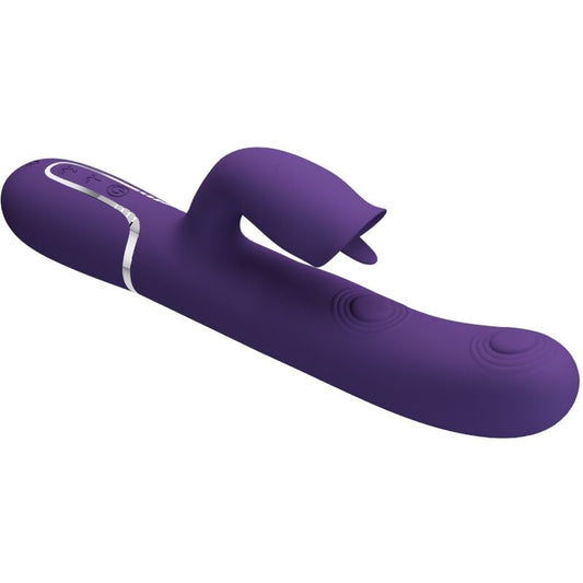 PRETTY LOVE - RABBIT VIBRATOR WITH PURPLE LICKING