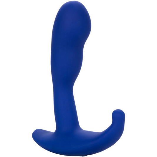 CALEXOTICS - VIBRADOR ANAL CURVADO ADMIRAL E ESTIMULADOR AZUL