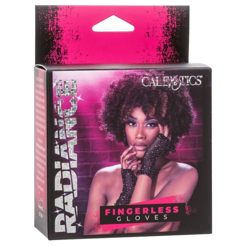 CALEXOTICS - LUVAS SEM DEDOS COM STRASS RADIANCE