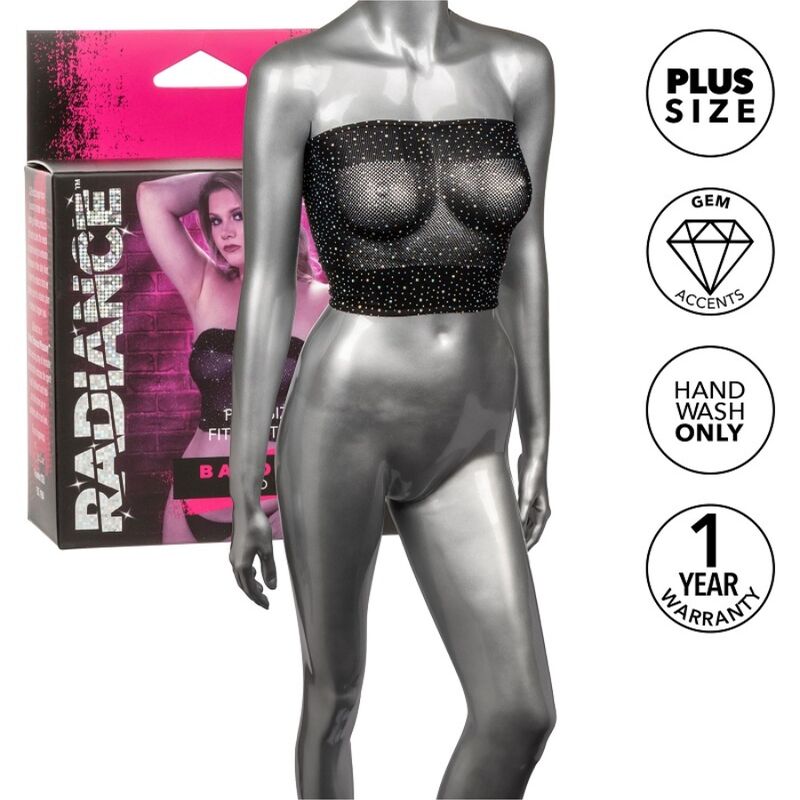 CALEXOTICS - RADIANCE TOP BANDEAU COM CONTAS TAMANHO GRANDE