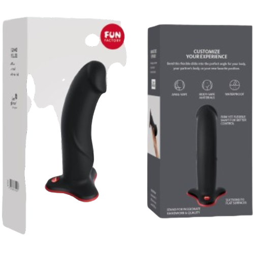 FUN FACTORY - O DILDO REALISTA PRETO BOSS