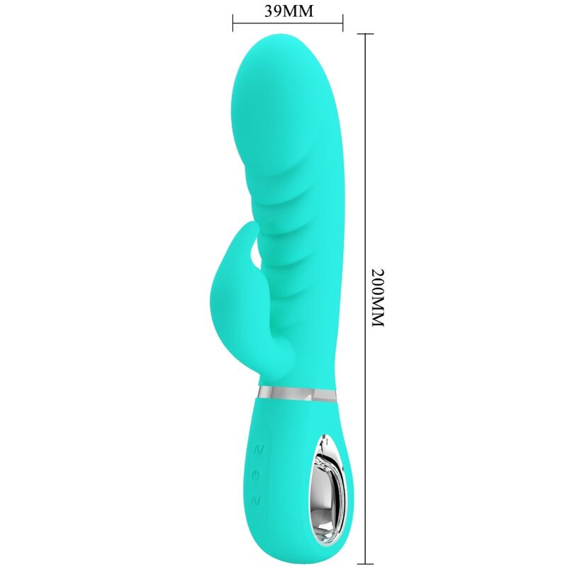 PRETTY LOVE - PRESCOTT MULTIFUNCIONAL VIBRADOR PONTO G VERDE ÁGUA