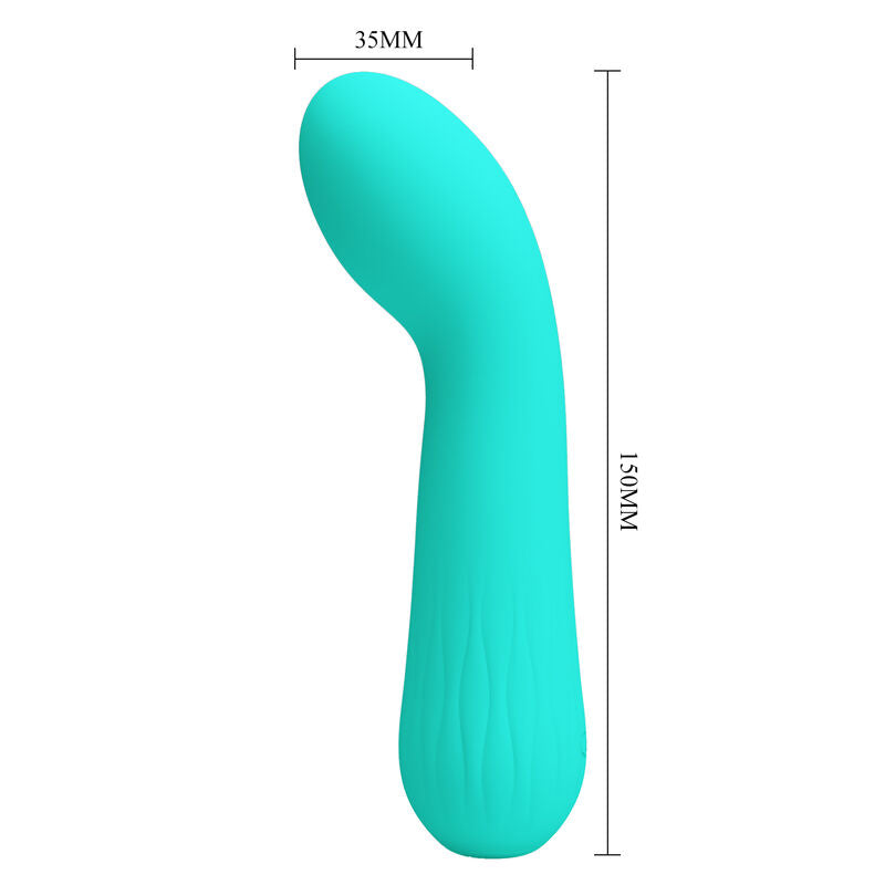 PRETTY LOVE - VIBRADOR RECARREGÁVEL FAUN WATER GREEN