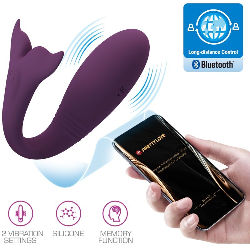 PRETTY LOVE - JAYLEEN VIBRADOR APP CONTROLE REMOTO LILACS