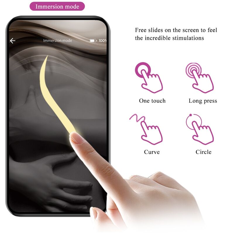 PRETTY LOVE - CATALINA VIBRATOR APP CONTROLE REMOTO LILACS