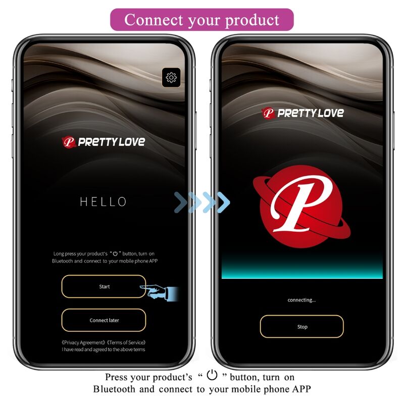 PRETTY LOVE - CATALINA VIBRATOR APP REMOTE CONTROL LILAC