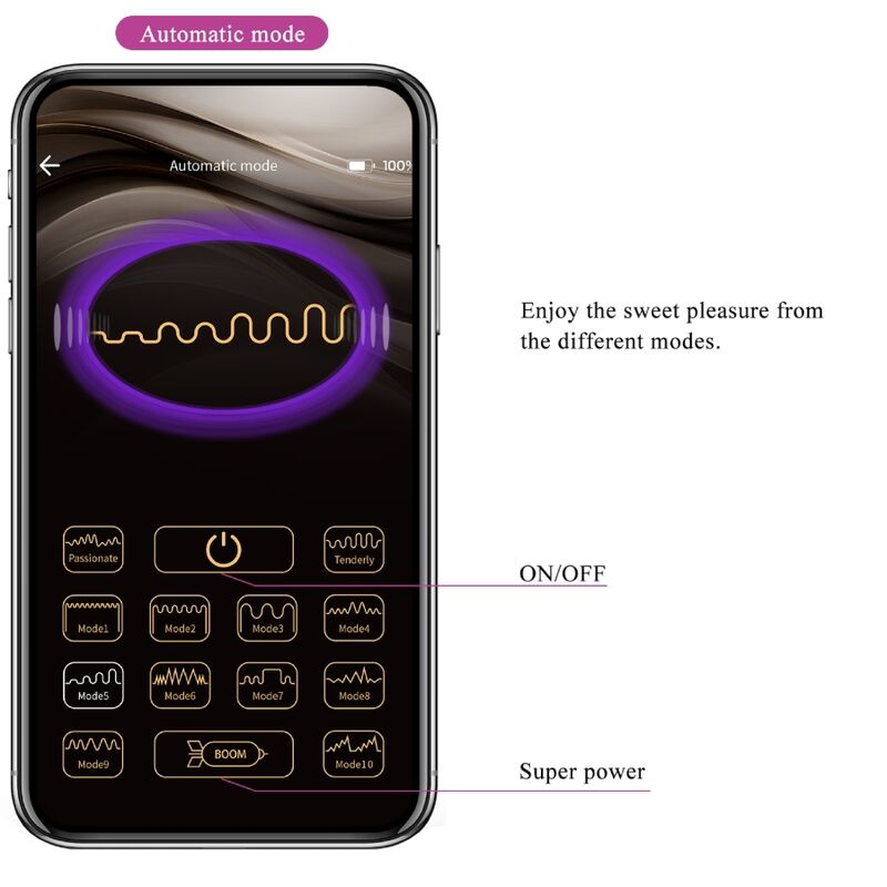 PRETTY LOVE - ELVIRA KEGEL BALLS APP REMOTE CONTROL PURPLE