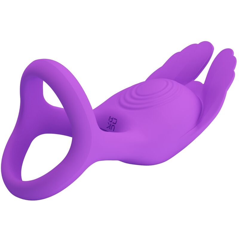 PRETTY LOVE - SILAS VIBRATING RING 7 VIBRATIONS LILAC SILICONE