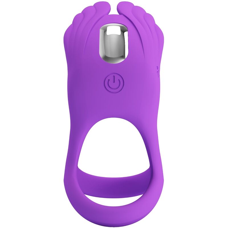 PRETTY LOVE - SILAS VIBRATING RING 7 VIBRATIONS LILAC SILICONE